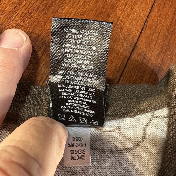 Disney Winnie the Pooh Pajama Set Womens Medium Brown Knit Joggers 2pc - Picture 10 of 12